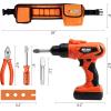 imageJOYIN 19Pcs Kids Tool Set Construction Belt ampamp Electronic Drill Pretend Role Play Toddler Power Toy for Boys Girls Birthday Gifts Outdoor Preschool Ages 3 4 5 6 7 Years Old