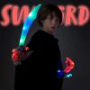 imageJOYIN 2 Deluxe Pirate 195quot LED Light Up Flashing Buccaneer Swords with Motion Activated Clanging Sounds for Realistic Play Halloween Party by Spooktacular Creations