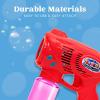 imageJOYIN 2 Kids Bubble Gun with 2 Bottles Refill Solution Bubble Machine Gun for Toddlers 13 Kids 48 Party Favors Summer Toy Outdoors Easter Birthday GiftRedblue