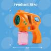 imageJOYIN 2 Kids Bubble Gun with 2 Bottles Refill Solution Bubble Machine Gun for Toddlers 13 Kids 48 Party Favors Summer Toy Outdoors Easter Birthday GiftOrangeblue