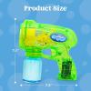imageJOYIN 2 Kids Bubble Gun with 2 Bottles Refill Solution Bubble Machine Gun for Toddlers 13 Kids 48 Party Favors Summer Toy Outdoors Easter Birthday GiftGreenblue