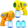 imageJOYIN 2 Kids Bubble Gun with 2 Bottles Refill Solution Bubble Machine Gun for Toddlers 13 Kids 48 Party Favors Summer Toy Outdoors Easter Birthday GiftOrangeyellow
