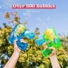 imageJOYIN 2 Kids Bubble Gun with 2 Bottles Refill Solution Bubble Machine Gun for Toddlers 13 Kids 48 Party Favors Summer Toy Outdoors Easter Birthday GiftGreenblue