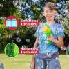 imageJOYIN 2 Kids Bubble Gun with 2 Bottles Refill Solution Bubble Machine Gun for Toddlers 13 Kids 48 Party Favors Summer Toy Outdoors Easter Birthday GiftGreenblue