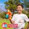 imageJOYIN 2 Kids Bubble Gun with 2 Bottles Refill Solution Bubble Machine Gun for Toddlers 13 Kids 48 Party Favors Summer Toy Outdoors Easter Birthday GiftOrangeblue