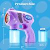 imageJOYIN 2 Kids Bubble Gun with 2 Bottles Refill Solution Bubble Machine Gun for Toddlers 13 Kids 48 Party Favors Summer Toy Outdoors Easter Birthday GiftPinkpurple