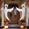 imageJOYIN 2 Pcs 53 Halloween Decoration Outdoor Halloween Tree Wrap Ghost Decoration Outdoor Smiling Hanging Ghost Design for Lawn Tree Party Supplies Haunted House Wrap DecorHappy Ghost