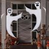 imageJOYIN 2 Pcs 53 Halloween Decoration Outdoor Halloween Tree Wrap Ghost Decoration Outdoor Smiling Hanging Ghost Design for Lawn Tree Party Supplies Haunted House Wrap DecorFunny Ghost