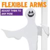 imageJOYIN 2 Pcs 53 Halloween Decoration Outdoor Halloween Tree Wrap Ghost Decoration Outdoor Smiling Hanging Ghost Design for Lawn Tree Party Supplies Haunted House Wrap DecorHappy Ghost