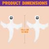 imageJOYIN 2 Pcs 53 Halloween Decoration Outdoor Halloween Tree Wrap Ghost Decoration Outdoor Smiling Hanging Ghost Design for Lawn Tree Party Supplies Haunted House Wrap DecorHappy Ghost
