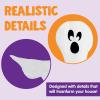 imageJOYIN 2 Pcs 53 Halloween Decoration Outdoor Halloween Tree Wrap Ghost Decoration Outdoor Smiling Hanging Ghost Design for Lawn Tree Party Supplies Haunted House Wrap DecorScary Ghost