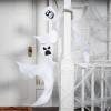 imageJOYIN 2 Pcs 53 Halloween Decoration Outdoor Halloween Tree Wrap Ghost Decoration Outdoor Smiling Hanging Ghost Design for Lawn Tree Party Supplies Haunted House Wrap DecorFunny Ghost