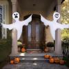 imageJOYIN 2 Pcs 53 Halloween Decoration Outdoor Halloween Tree Wrap Ghost Decoration Outdoor Smiling Hanging Ghost Design for Lawn Tree Party Supplies Haunted House Wrap DecorFunny Ghost