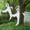 imageJOYIN 2 Pcs 53 Halloween Decoration Outdoor Halloween Tree Wrap Ghost Decoration Outdoor Smiling Hanging Ghost Design for Lawn Tree Party Supplies Haunted House Wrap DecorScary Ghost