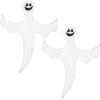 imageJOYIN 2 Pcs 53 Halloween Decoration Outdoor Halloween Tree Wrap Ghost Decoration Outdoor Smiling Hanging Ghost Design for Lawn Tree Party Supplies Haunted House Wrap DecorHappy Ghost