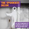 imageJOYIN 2 Pcs 53 Halloween Decoration Outdoor Halloween Tree Wrap Ghost Decoration Outdoor Smiling Hanging Ghost Design for Lawn Tree Party Supplies Haunted House Wrap DecorHappy Ghost