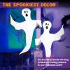 imageJOYIN 2 Pcs 53 Halloween Decoration Outdoor Halloween Tree Wrap Ghost Decoration Outdoor Smiling Hanging Ghost Design for Lawn Tree Party Supplies Haunted House Wrap DecorScary Ghost