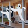 imageJOYIN 2 Pcs 53 Halloween Decoration Outdoor Halloween Tree Wrap Ghost Decoration Outdoor Smiling Hanging Ghost Design for Lawn Tree Party Supplies Haunted House Wrap DecorCute Ghost