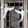 imageJOYIN 2 Pcs 53 Halloween Decoration Outdoor Halloween Tree Wrap Ghost Decoration Outdoor Smiling Hanging Ghost Design for Lawn Tree Party Supplies Haunted House Wrap DecorCute Ghost