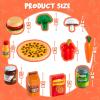 imageJOYIN 200 Pieces Kids Play Food Toy Deluxe Pretend Play Set Kids Kitchen Accessories with Realistic Colors Toddler Birthday Gift Party Toys