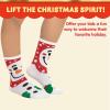 imageJOYIN 2025 Christmas Advent Calendar 12 Days Christmas Warm Cotton Socks for Women Adults Xmas Countdown Calendar with 8 Low Cut ampamp 4 Knee High Socks Xmas Party Favor Gifts