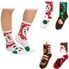 imageJOYIN 2025 Christmas Advent Calendar 12 Days Christmas Warm Cotton Socks for Women Adults Xmas Countdown Calendar with 8 Low Cut ampamp 4 Knee High Socks Xmas Party Favor Gifts