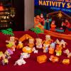imageJOYIN 2025 Christmas Advent Calendar Building Blocks 24 Days Christmas Themed Nativity Building Blocks Xmas Party Favor Supplies for Boys Girls Kids Xmas Fun Gifts Countdown Calendar