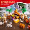 imageJOYIN 2025 Christmas Advent Calendar Building Blocks 24 Days Christmas Themed Nativity Building Blocks Xmas Party Favor Supplies for Boys Girls Kids Xmas Fun Gifts Countdown Calendar