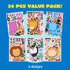 imageJOYIN 24 Sheets 9quotx6quot Make a face Stickers for Kids Make Your Own Stickers with Unicorn Dinosaur Sea and Safari Animals Party Favors Kids Crafts Goodie Bags Stuffers Classroom ActivitiesSafari