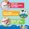 imageJOYIN 24 Sheets 9quotx6quot Make a face Stickers for Kids Make Your Own Stickers with Unicorn Dinosaur Sea and Safari Animals Party Favors Kids Crafts Goodie Bags Stuffers Classroom ActivitiesFarm
