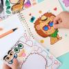 imageJOYIN 24 Sheets 9quotx6quot Make a face Stickers for Kids Make Your Own Stickers with Unicorn Dinosaur Sea and Safari Animals Party Favors Kids Crafts Goodie Bags Stuffers Classroom ActivitiesSafari