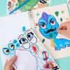 imageJOYIN 24 Sheets 9quotx6quot Make a face Stickers for Kids Make Your Own Stickers with Unicorn Dinosaur Sea and Safari Animals Party Favors Kids Crafts Goodie Bags Stuffers Classroom ActivitiesDinosaur