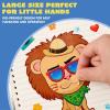 imageJOYIN 24 Sheets 9quotx6quot Make a face Stickers for Kids Make Your Own Stickers with Unicorn Dinosaur Sea and Safari Animals Party Favors Kids Crafts Goodie Bags Stuffers Classroom ActivitiesSafari