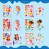 imageJOYIN 24 Sheets 9quotx6quot Make a face Stickers for Kids Make Your Own Stickers with Unicorn Dinosaur Sea and Safari Animals Party Favors Kids Crafts Goodie Bags Stuffers Classroom ActivitiesMermaid