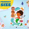 imageJOYIN 24 Sheets 9quotx6quot Make a face Stickers for Kids Make Your Own Stickers with Unicorn Dinosaur Sea and Safari Animals Party Favors Kids Crafts Goodie Bags Stuffers Classroom ActivitiesMermaid