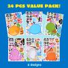imageJOYIN 24 Sheets 9quotx6quot Make a face Stickers for Kids Make Your Own Stickers with Unicorn Dinosaur Sea and Safari Animals Party Favors Kids Crafts Goodie Bags Stuffers Classroom ActivitiesSea
