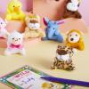 imageJOYIN 28 Pack Gifts Cards for Kids with Animal Plush Toy Key Chain Stress Relief Fidget Toy for Classroom Exchange Cards and Kids Party Favor