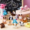 imageJOYIN 28 Pack Gifts Cards for Kids with Animal Plush Toy Key Chain Stress Relief Fidget Toy for Classroom Exchange Cards and Kids Party Favor