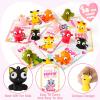 imageJOYIN 28 Packs Valentines Day Gift Cards with Popping Eyes Animal Keychains for Kids Party Favor Classroom Exchange Prizes Valentines Greeting CardsCat