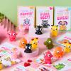 imageJOYIN 28 Packs Valentines Day Gift Cards with Popping Eyes Animal Keychains for Kids Party Favor Classroom Exchange Prizes Valentines Greeting CardsCat