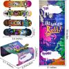 imageJOYIN 28 Pcs Valentines Day Finger Skateboards with Cards for Kids Valentine Party Favor Greeting Cards Classroom Exchange Prizes Holiday Reward Gifts Finger Skateboard Toys