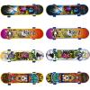 imageJOYIN 28 Pcs Valentines Day Finger Skateboards with Cards for Kids Valentine Party Favor Greeting Cards Classroom Exchange Prizes Holiday Reward Gifts Finger Skateboard Toys
