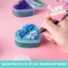imageJOYIN 30 PCS Valentines Day Galaxy Slime Hearts for Kids Valentine Classroom Exchange Prizes Party Favors Gift ExchangeGalaxy