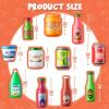 imageJOYIN 30Pcs Play Food Grocery Cans Play Kitchen Accessories Includes Drink Juice Jar Seasoning Water Bottle Sauce Yogurt Ice Cream Snack Box Kids Gifts ampamp Indoor Toys