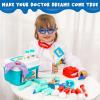 imageJOYIN 31Pcs Doctor Kit for KidsPretend Play Toys Educational Dentist Medical Kit with Electronic StethoscopeDoctor Role Play CostumeDurable Medical Dr Kit Toys for Boys Girls Gifts Ages 3