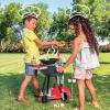 imageJOYIN 34 PCS Kitchen Toy Set BBQ Play Grill Cooking Toy Set Little Chef Play Kids Grill Playset Interactive BBQ for Kids with Light ampamp Sound Birthday Gift for Boys Girls