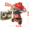 imageJOYIN 34 PCS Kitchen Toy Set BBQ Play Grill Cooking Toy Set Little Chef Play Kids Grill Playset Interactive BBQ for Kids with Light ampamp Sound Birthday Gift for Boys Girls
