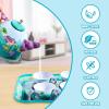 imageJOYIN 35Pcs Mermaid Tea Party Set for Little Girls Pretend Tin Teapot Set Princess Tea Time Play Kitchen Toy with Dessert Doughnut Carrying Case for Birthday Easter Gifts Kids Toddlers Age 3 4 5 6Mermaid Tin Teapot Set