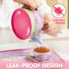 imageJOYIN 35Pcs Mermaid Tea Party Set for Little Girls Pretend Tin Teapot Set Princess Tea Time Play Kitchen Toy with Dessert Doughnut Carrying Case for Birthday Easter Gifts Kids Toddlers Age 3 4 5 6Unicorn Tin Teapot Set