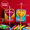 imageJOYIN 36 Packs Neon Valentines Day Gift Cards with Glow Stick Bracelets Glow in the dark Necklaces for Valentines Party Favor Valentine Classroom Exchange Cards Valentine School PrizeCards